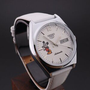 Vintage Seiko Mickey Mouse Automatic Japanese Movement D/D Men's Wrist Watch